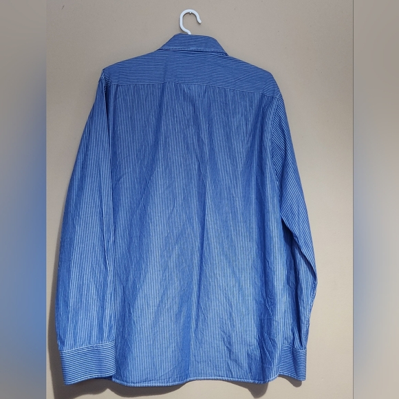 Mens American Eagle Vintage Fit Long Sleeve Striped Button Front Shirt Size XL - Picture 2 of 10